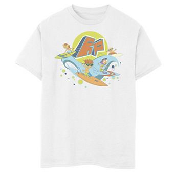 Boys 8-20 Nickelodeon Rocket Power Surfing Group Shot Graphic Tee