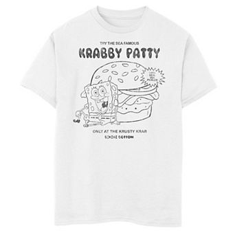 Boys 8-20 SpongeBob SquarePants Try The Sea Famous Krabby Patty Graphic Tee