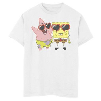 Boys 8-20 SpongeBob SquarePants & Patrick Heart Glasses Portrait Graphic Tee