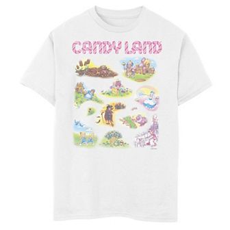 Boys 8-20 Candy Land Locations Graphic Tee