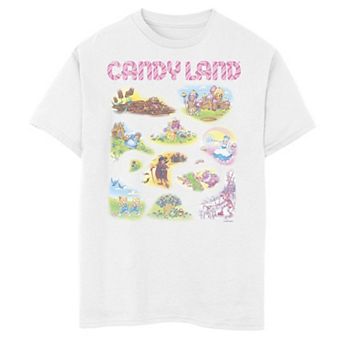 Boys 8-20 Candy Land Locations Graphic Tee