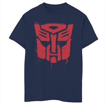 Boys 8-20 Transformer Drippy Autobot Logo Graphic Tee