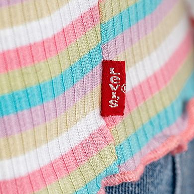Girls 7-16 Levi's® Striped Lettuce Edge Hem Tee