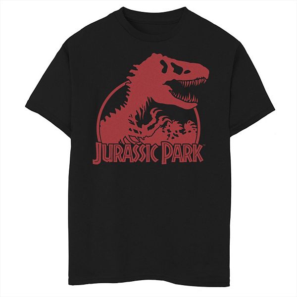 Boys 8-20 Jurassic Park Classic T-Rex Skeleton Logo Graphic Tee