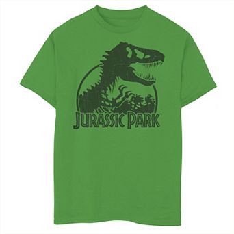 Boys 8-20 Jurassic Park Classic T-Rex Skeleton Logo Graphic Tee