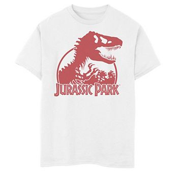 Boys 8-20 Jurassic Park Classic T-Rex Skeleton Logo Graphic Tee