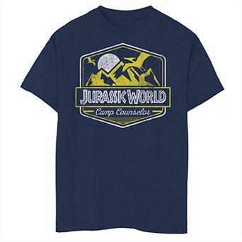 Boys 8-20 Jurassic World Camp Counselor Emblem Graphic Tee