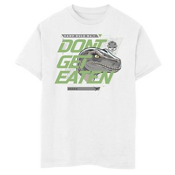 Boys 6-20 Jurassic World: Camp Cretaceous Rule 1 Don't Get Eaten Graphic Tee