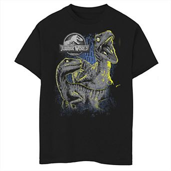 Boys 8-20 Jurassic World Raptors Dark Portrait Graphic Tee