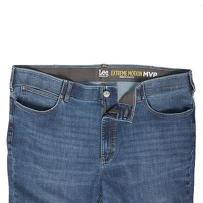 Big Tall Lee Extreme Motion MVP Relaxed Fit Straight Leg Jeans