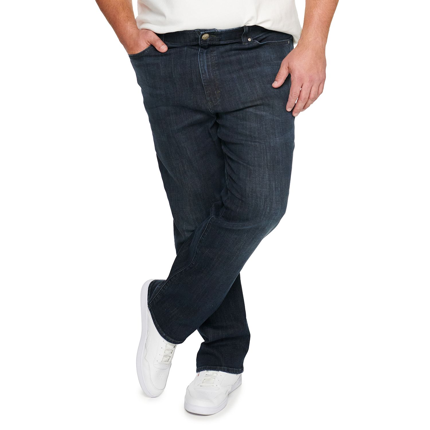 Image for Lee Men's Big and Tall Extreme Motion MVP Relaxed-Fit Straight-Leg Jeans at Kohl's.