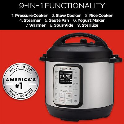 Instant Pot Duo Plus 6 qt. 9 in 1 Multi Use Pressure Cooker