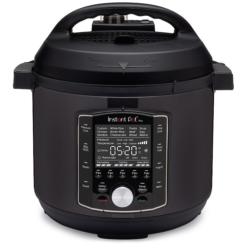 Instant Pot Pro Multi-Use Pressure Cooker, Grey, 8 QT