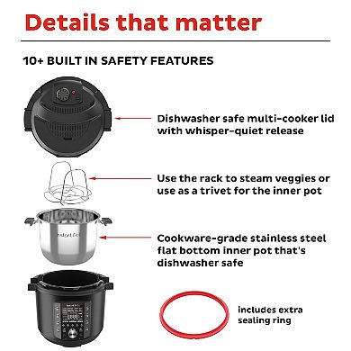 Instant Pot Pro 6-qt. Multi-Use Pressure Cooker