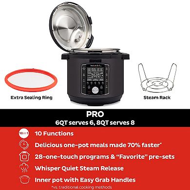 Instant Pot Pro 6-qt. Multi-Use Pressure Cooker