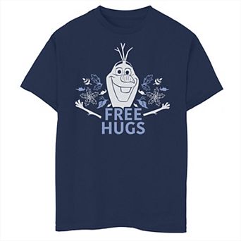 Disney's Frozen 2 Boys 8-20 Olaf Free Hugs Foliage Poster Graphic Tee