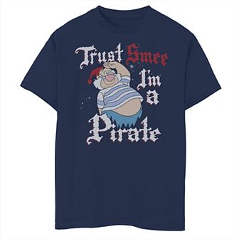 Disney's Peter Pan Boys 8-20 Trust SMEE I'm A Pirate Salute Graphic Tee