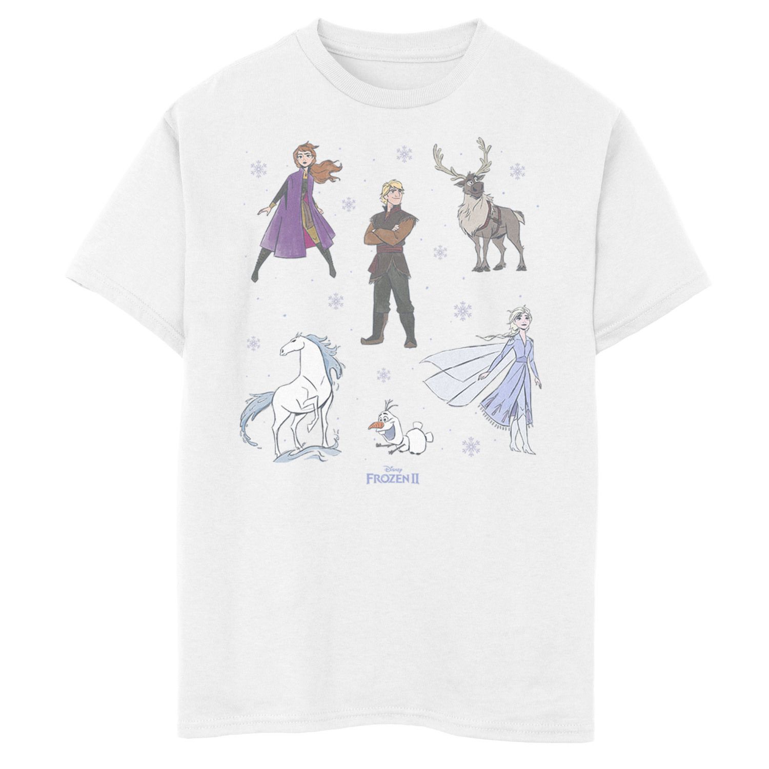 Image for Disney 's Frozen 2 Boys 8-20 Cast Group Shot Poster Graphic Tee at Kohl's.