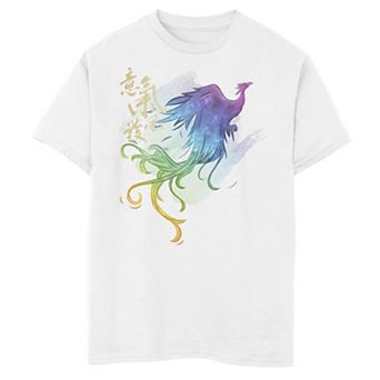 Disney's Mulan Live Action Boys 8-20 Phoenix Watercolor Graphic Tee