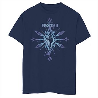 Disney's Frozen 2 Boys 8-20 Elsa Snowflake Portrait Graphic Tee