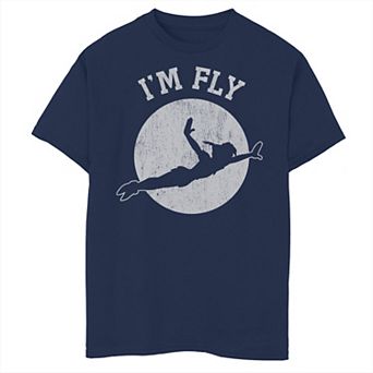 Disney's Peter Pan Boys 8-20 Silhouette I'm Fly Graphic Tee