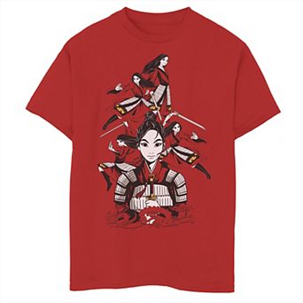 Disney's Mulan Live Action Boys 8-20 Mulan Poses Graphic Tee