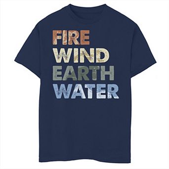 Disney's Frozen 2 Boys 8-20 Element Text Stack Fill Graphic Tee