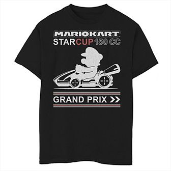 Boys 8-20 Mario Kart Star Cup 150 CC Grand Prix Graphic Tee