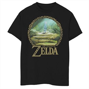 Boys 6-20 Zelda Korok Forest Circle Portrait Graphic Tee