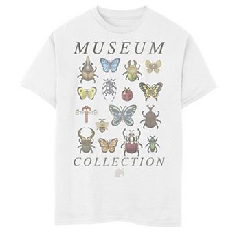 Boys 8-20 Animal Crossing Bugs Museum Collection Graphic Tee
