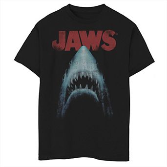 Boys 6-20 Jaws Classic Movie Poster Close-Up Graphic Tee