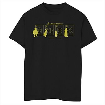 Boys 8-20 Shrek Periodic Table Silhouettes Graphic Tee