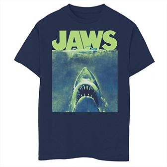 Boys 8-20 Jaws Surfacing Neon Poster Logo Graphic Tee