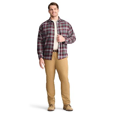 Big & Tall Men's IZOD Flannel Button Down Shirt