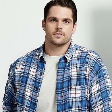 Big & Tall Men's IZOD Flannel Button Down Shirt