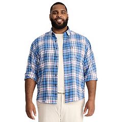 Tall slim 2024 flannel shirt