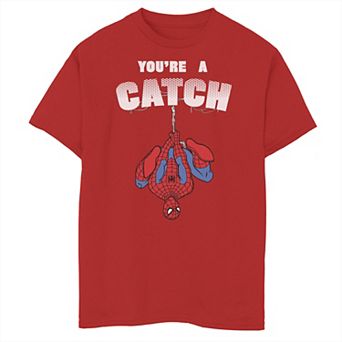 Boys 8-20 Marvel Spiderman Catch Love Graphic Tee