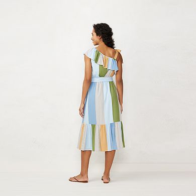 Women's LC Lauren Conrad One-Shoulder Midi Dress