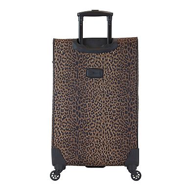 American Flyer Animal Print 5-Piece Softside Spinner Luggage Set
