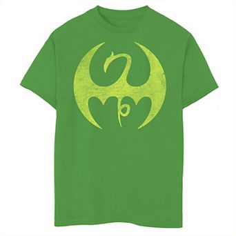 Boys 8-20 Marvel Iron Fist Distressed Dragon Logo Graphic Tee