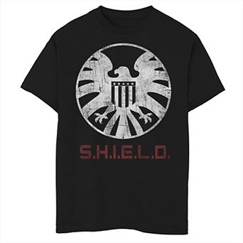Boys 8-20 Marvel Agents of SHIELD Distressed Logo Graphic Tee