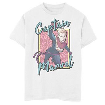 Boys 8-20 Marvel Captain Marvel Retro Flight Poster Graphic Tee