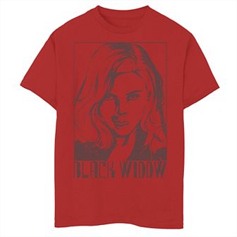 Boys 8-20 Marvel Tie Dye Widow Graphic Tee