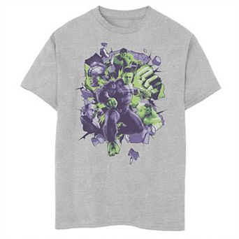 Boys 8-20 Marvel Avengers: Endgame The Hulk Mashup Graphic Tee