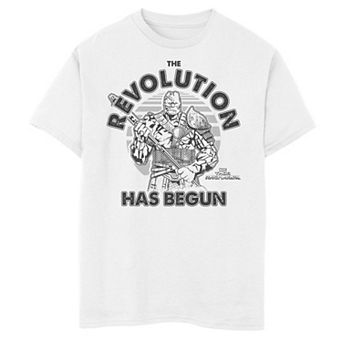 Boys 8-20 Marvel Thor Ragnarok Korg Revolution Begins Grey Out Graphic Tee