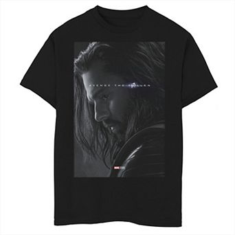 Boys 8-20 Marvel Avengers Endgame Bucky Barnes Avenge The Fallen Graphic Tee