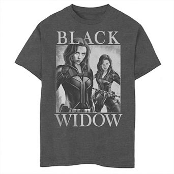 Boys 8-20 Marvel Two Widows Mirror Graphic Tee