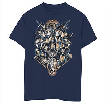 Boys 8-20 Marvel Avengers: Endgame Tonal Group Shot Graphic Tee