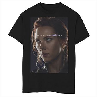 Boys 8-20 Marvel Avengers Endgame Black Widow What Ever It Takes Poster Graphic Tee