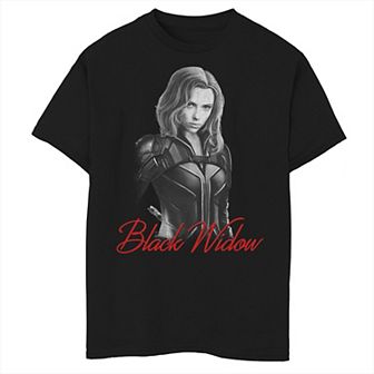 Boys 8-20 Marvel Black Widow Mono Graphic Tee